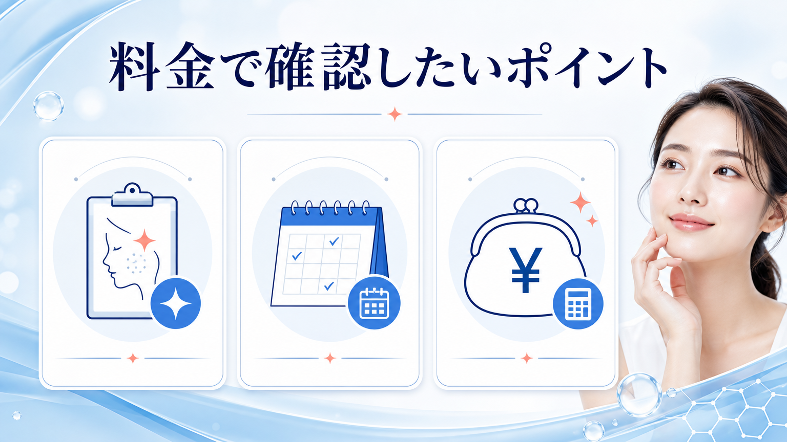 品川スキンクリニック千葉院の口コミとシミ取り料金の料金と施術を相談するイメージ