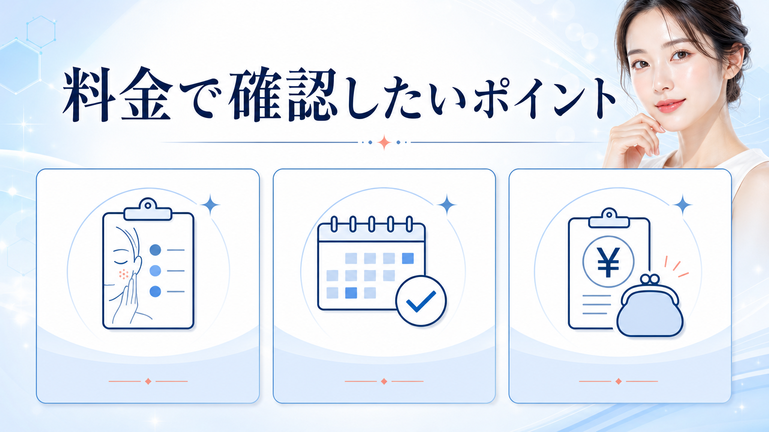品川スキンクリニック品川本院の口コミ・シミ取り料金を調査の料金と施術を相談するイメージ